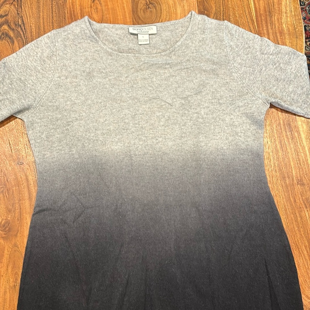 Sigrid Olsen cashmere dress 3/4 sleeve dress